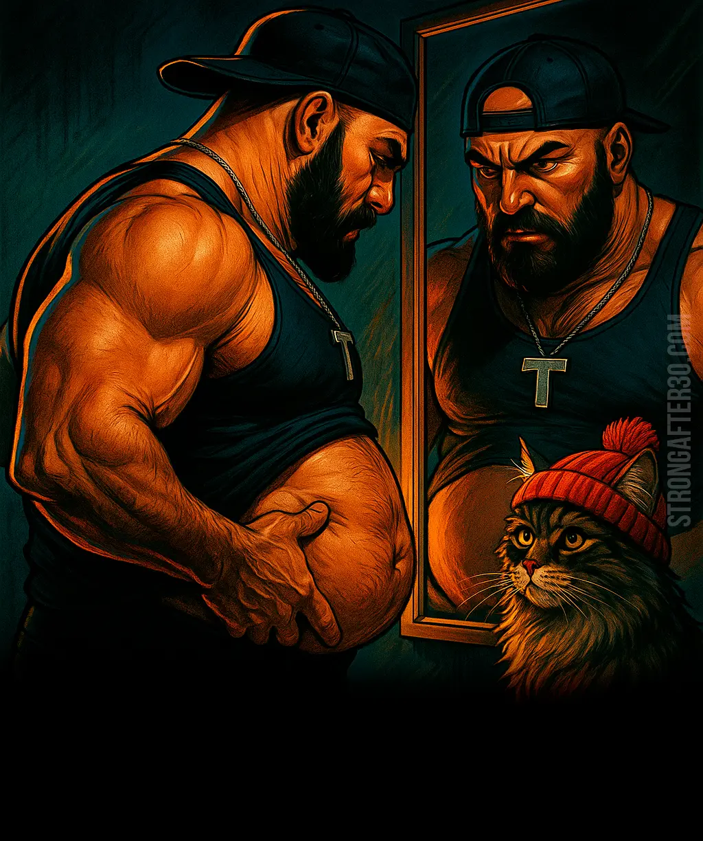 FLESH AND FIRE – fat percentage and testosterone